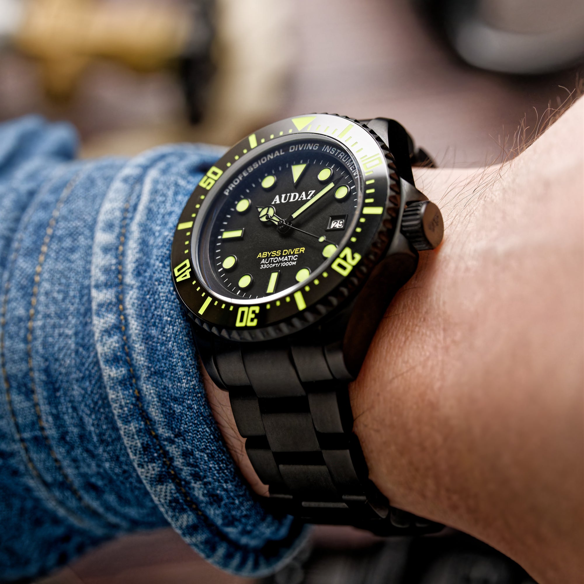 ABYSS DIVER 1000m Professional Dive Watch I Automatic I Sapphire