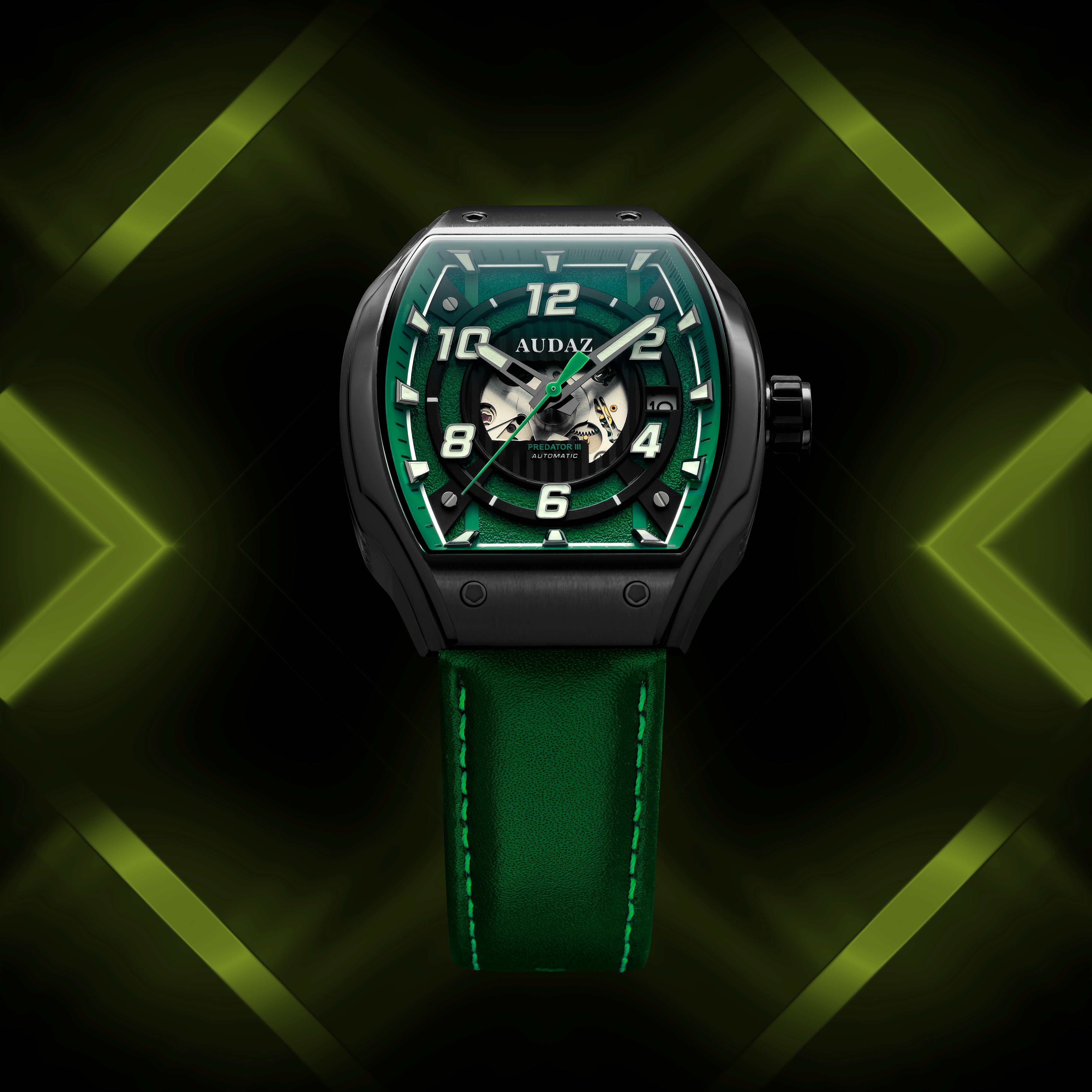 アスモデウス PREDATOR III Automatic Watch | Built for the Bold - Audaz Watches