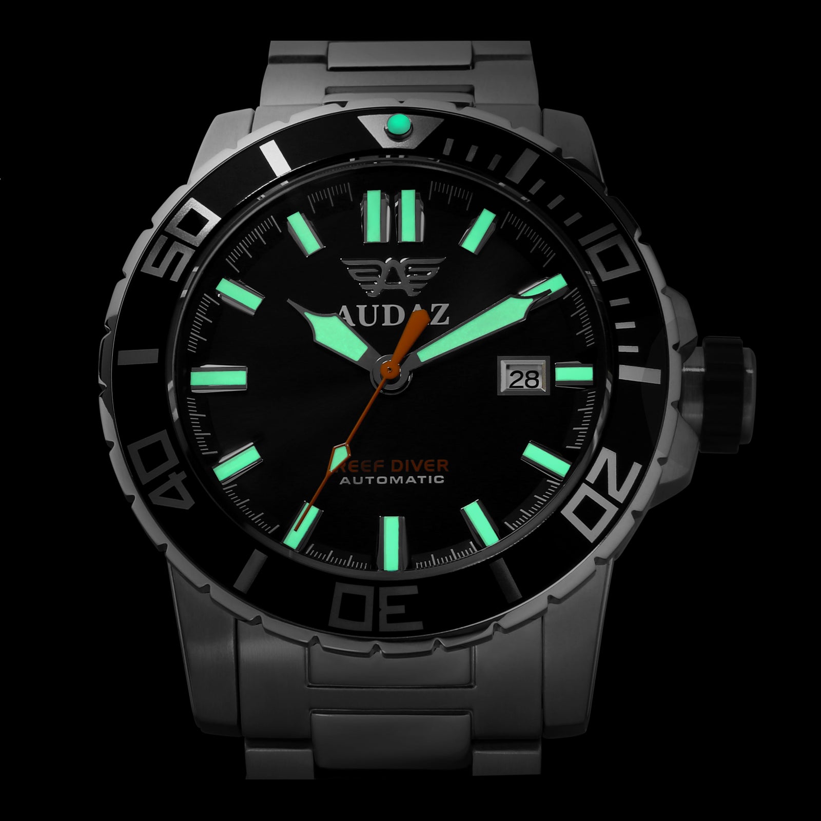 ADA 時計　AQUA QUARTZ PANORAMA type Omega Quartz 27.5mm Watch - O43420286002001