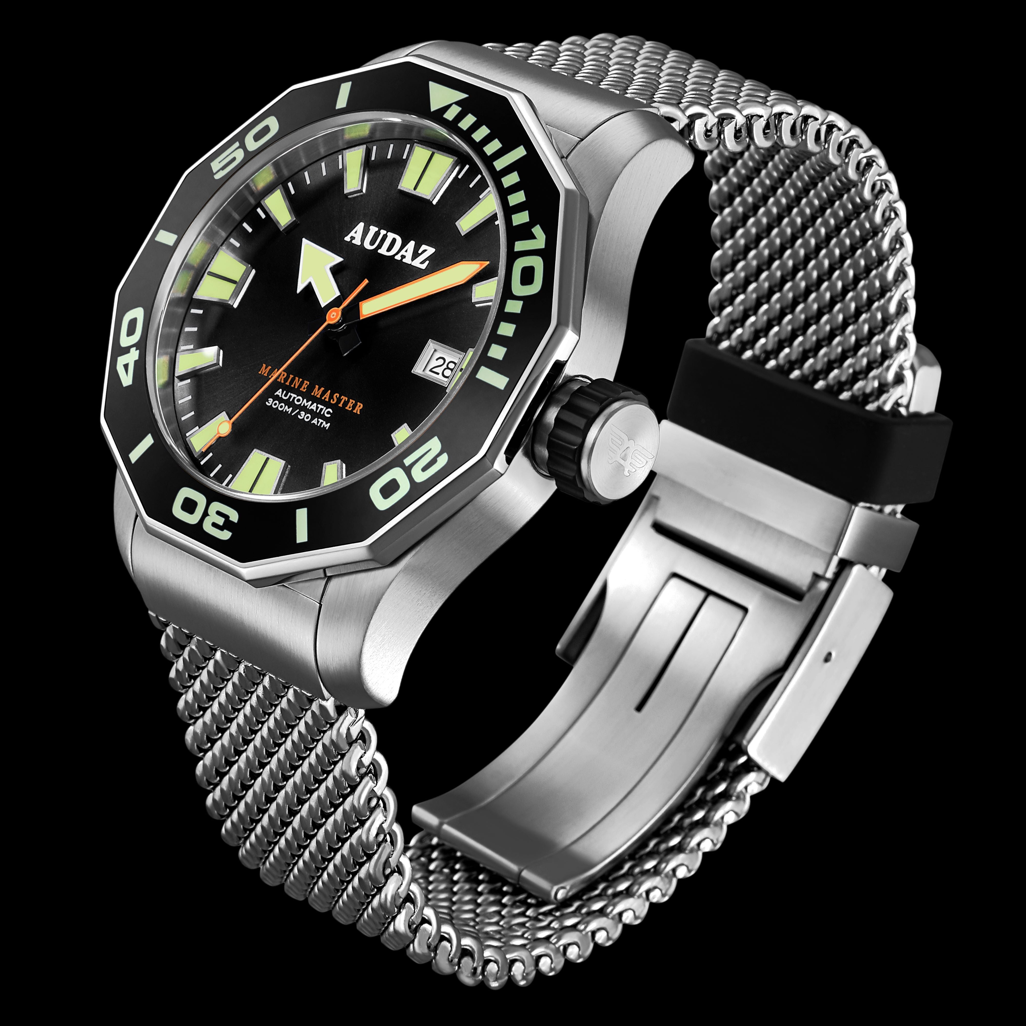 AUDAZ MARINE MASTER 300m Dive Watch I Automatic I Sapphire Crystal Audaz Watches