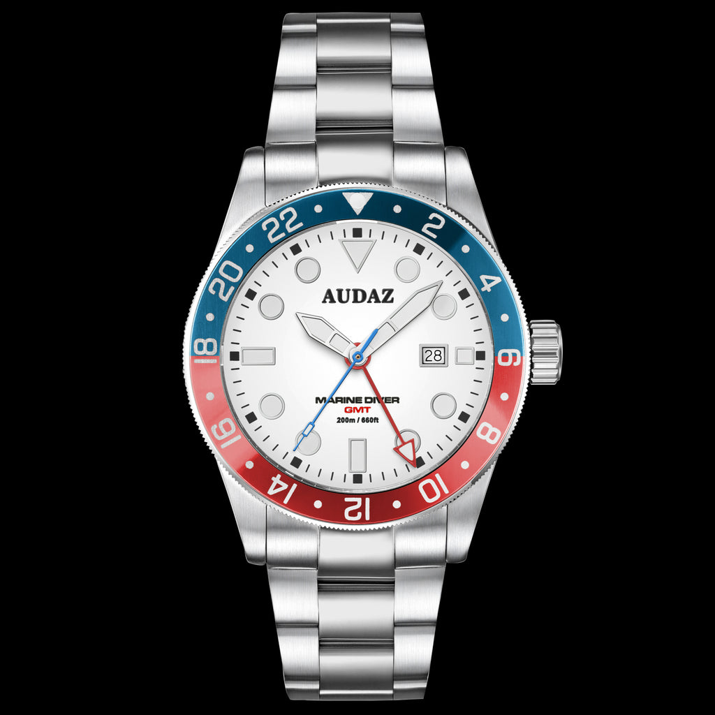 AUDAZ - MARINE DIVER GMT Dive Watch I Swiss Quartz Movement