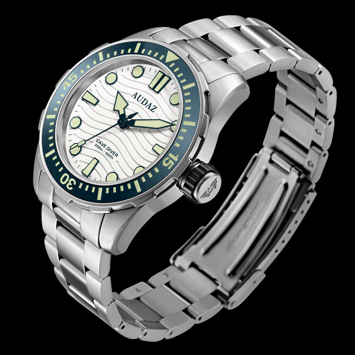 AUDAZ - CAVE DIVER 200m I Sapphire I Meca-Quartz Movement - Audaz
