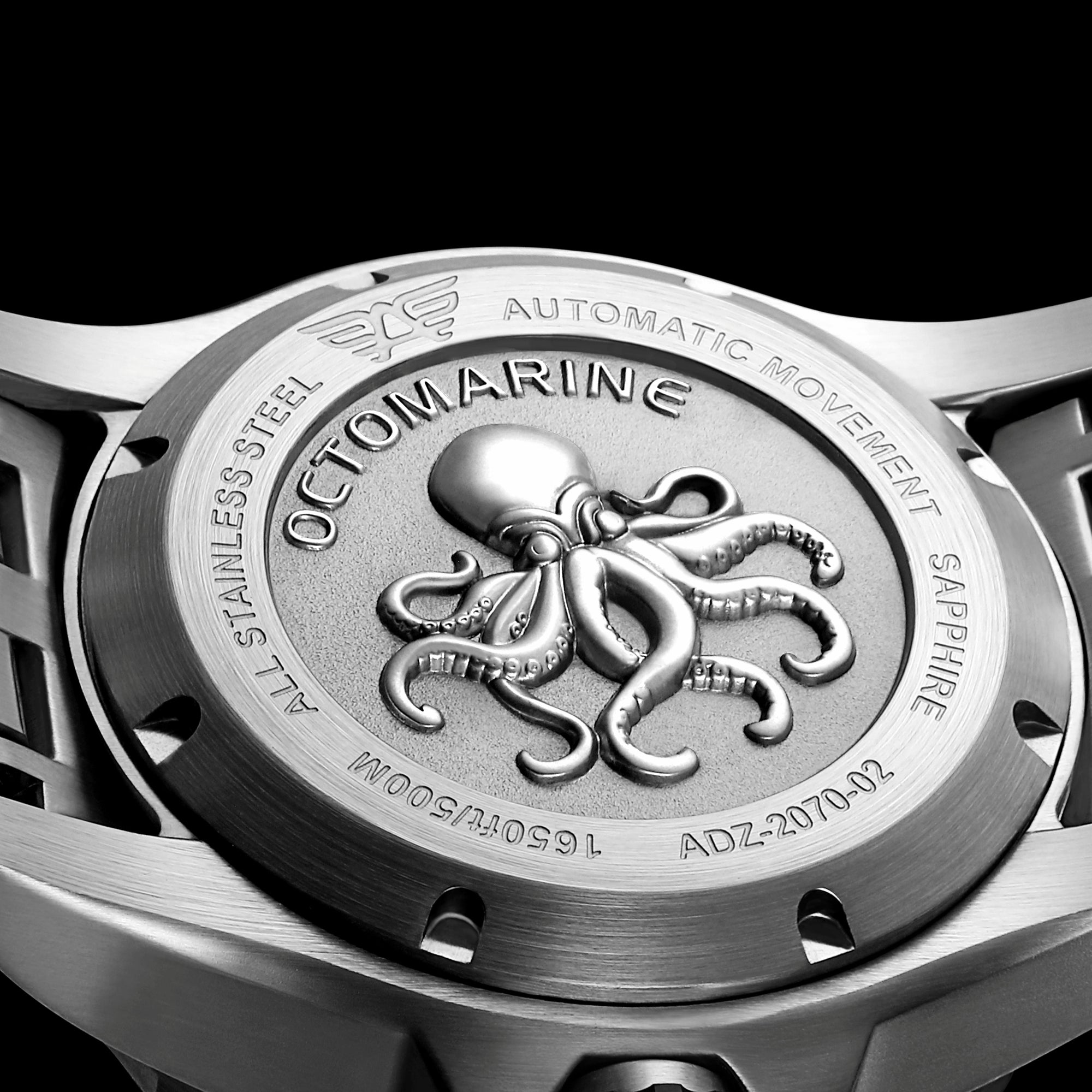 Audaz Octomarine Dive Watch Caseback